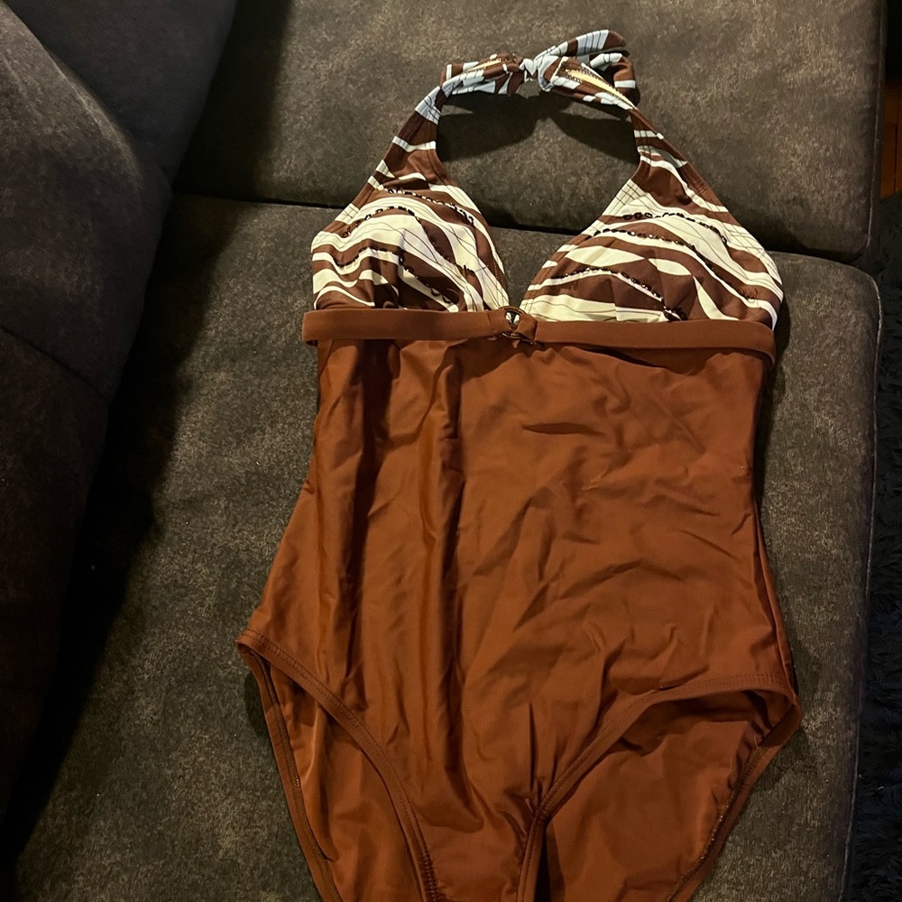 Beaded one piece Sz L